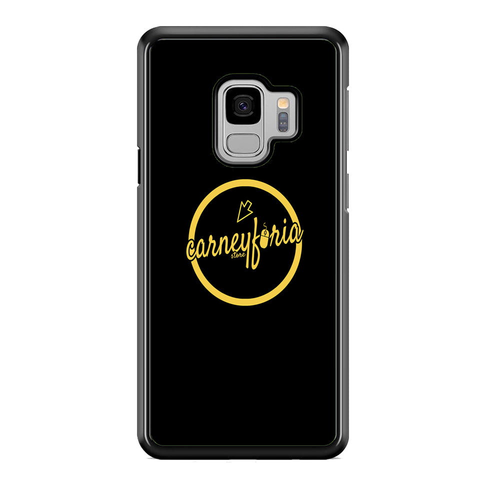 Midnight Black Simple Carneyforia Samsung Galaxy S9 Case