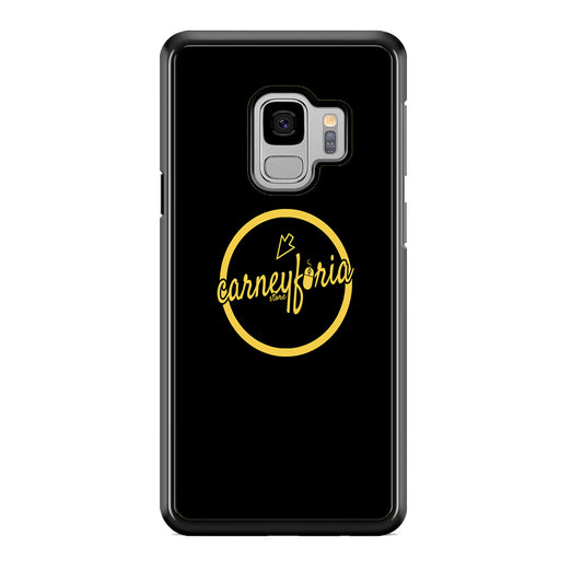 Midnight Black Simple Carneyforia Samsung Galaxy S9 Case