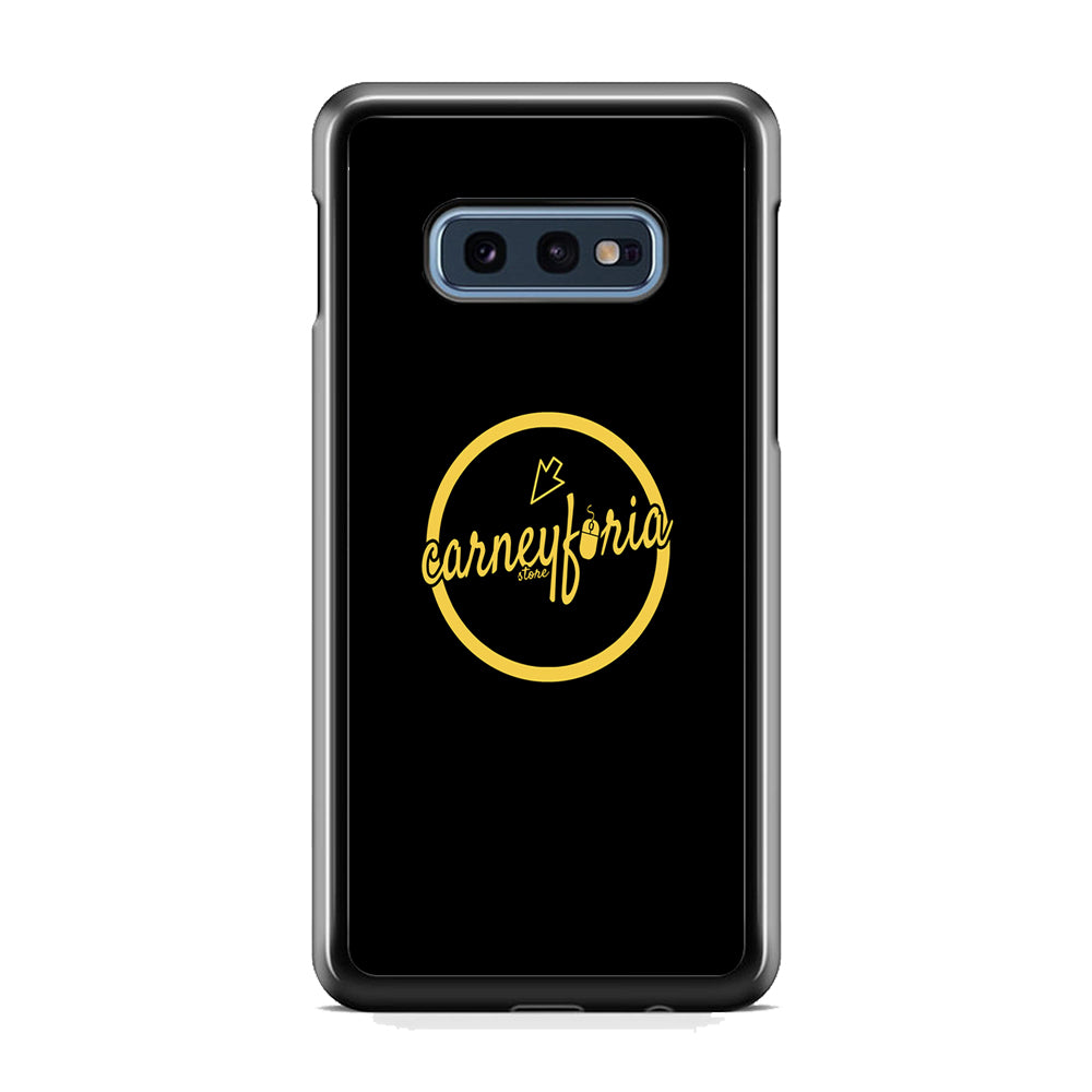 Midnight Black Simple Carneyforia Samsung Galaxy S10E Case