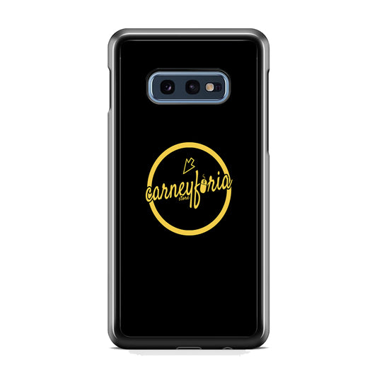 Midnight Black Simple Carneyforia Samsung Galaxy S10E Case