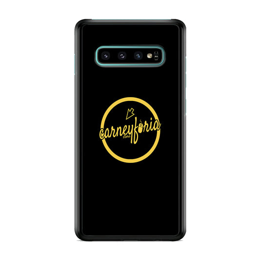 Midnight Black Simple Carneyforia Samsung Galaxy S10 Case
