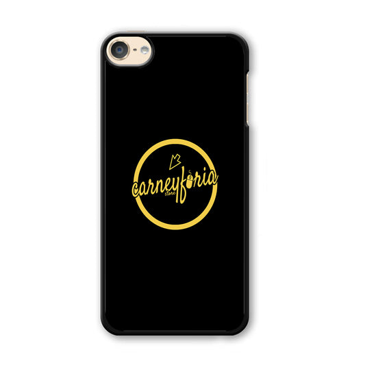 Midnight Black Simple Carneyforia iPod Touch 6 Case - Carneyforia