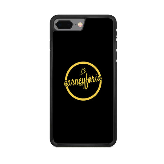 Midnight Black Simple Carneyforia iPhone 7 Plus Case