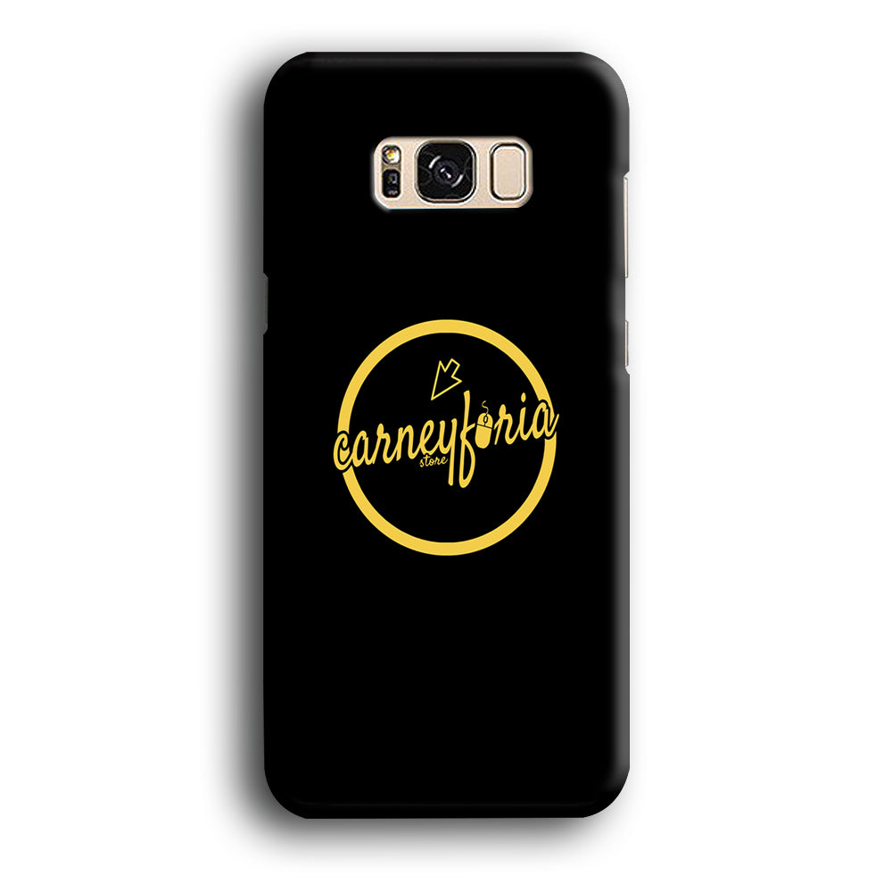 Midnight Black Simple Carneyforia Samsung Galaxy S8 Case