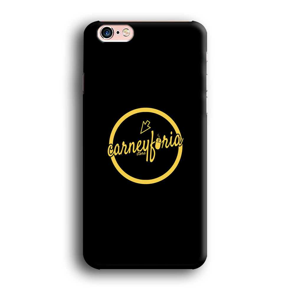 Midnight Black Simple Carneyforia iPhone 6 Plus | 6s Plus Case