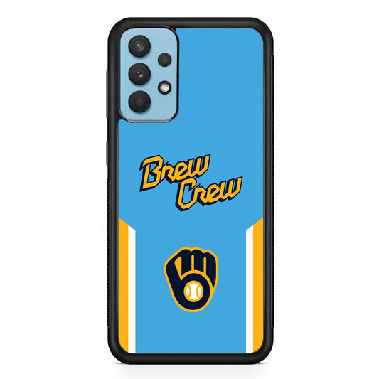 Milwaukee Brewers Brew Crew Jersey Samsung Galaxy A32 Case