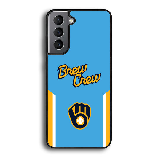 Milwaukee Brewers Brew Crew Jersey Samsung Galaxy S21 Plus Case - Carneyforia