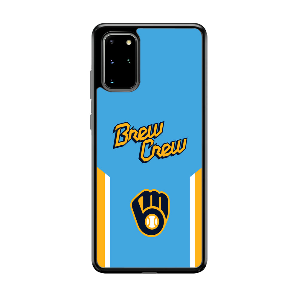 Milwaukee Brewers Brew Crew Jersey Samsung Galaxy S20 Plus Case