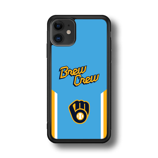 Milwaukee Brewers Brew Crew Jersey iPhone 11 Case