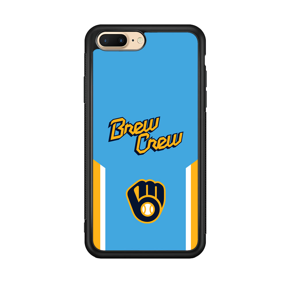 Milwaukee Brewers Brew Crew Jersey iPhone 8 Plus Case