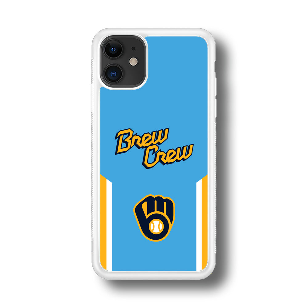 Milwaukee Brewers Brew Crew Jersey iPhone 11 Case