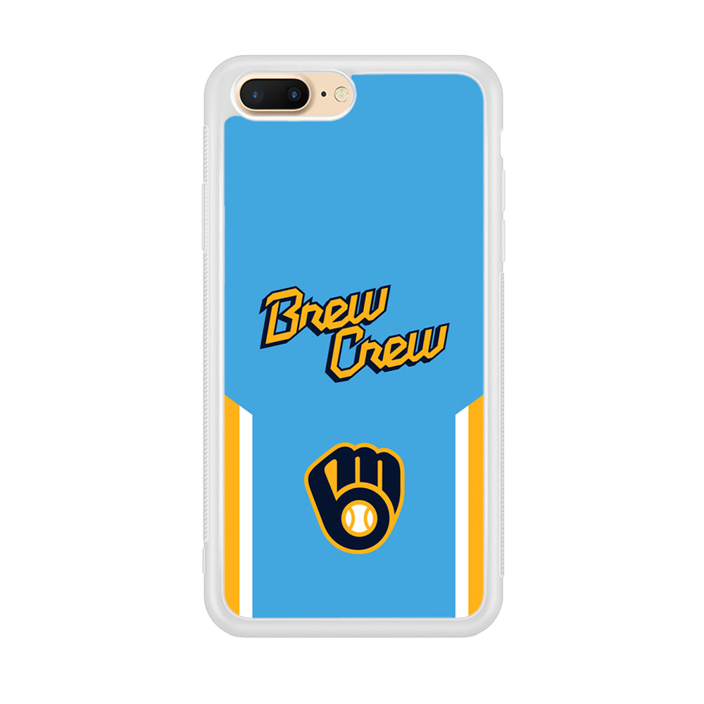 Milwaukee Brewers Brew Crew Jersey iPhone 8 Plus Case