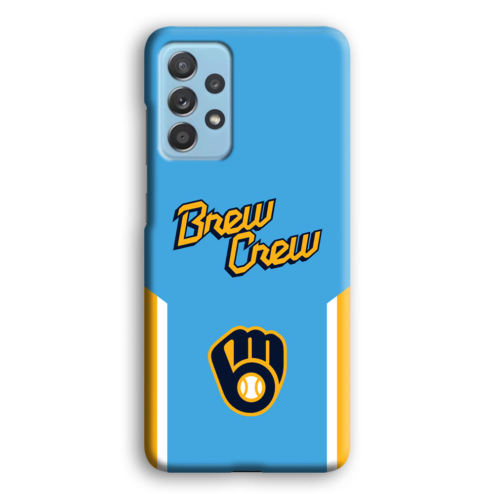 Milwaukee Brewers Brew Crew Jersey Samsung Galaxy A72 Case