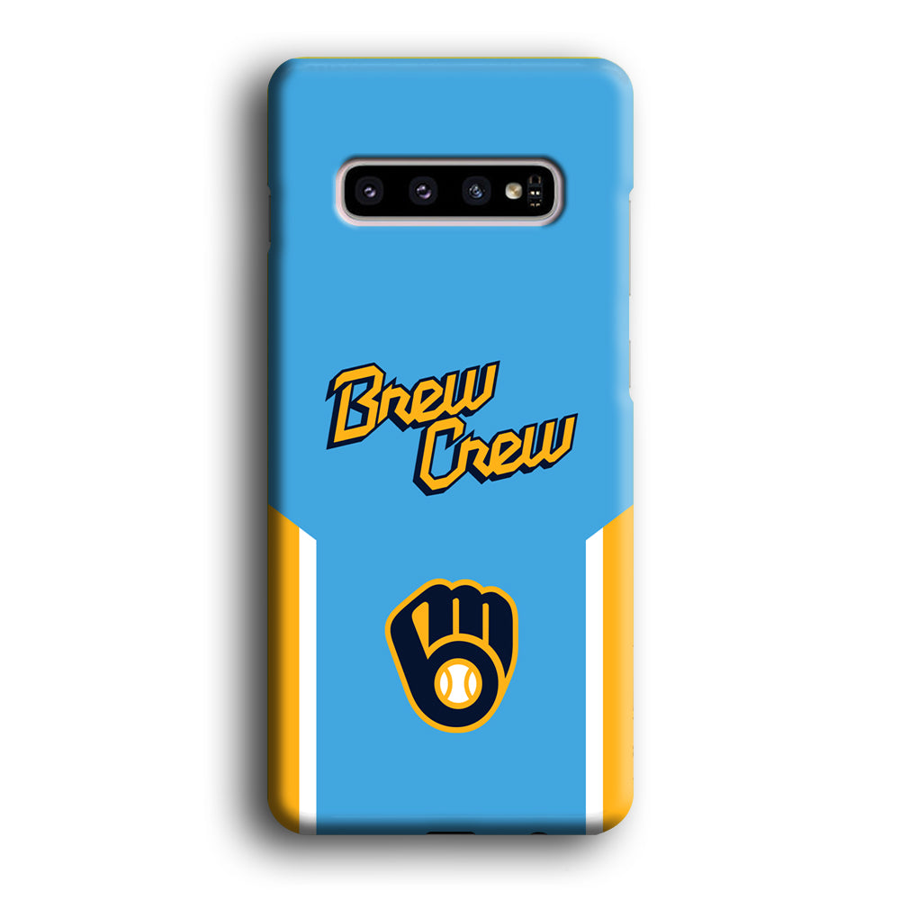 Milwaukee Brewers Brew Crew Jersey Samsung Galaxy S10 Case