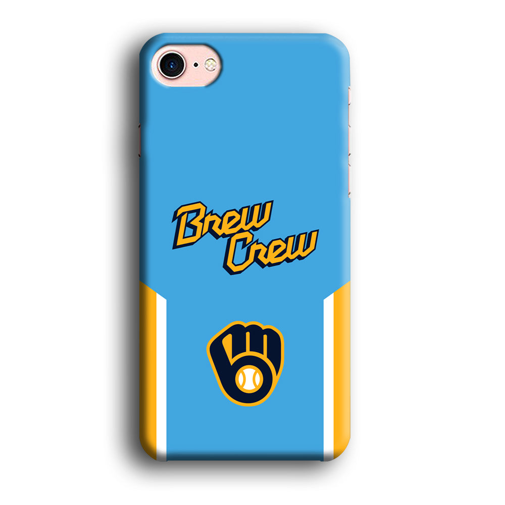 Milwaukee Brewers Brew Crew Jersey iPhone 8 Case