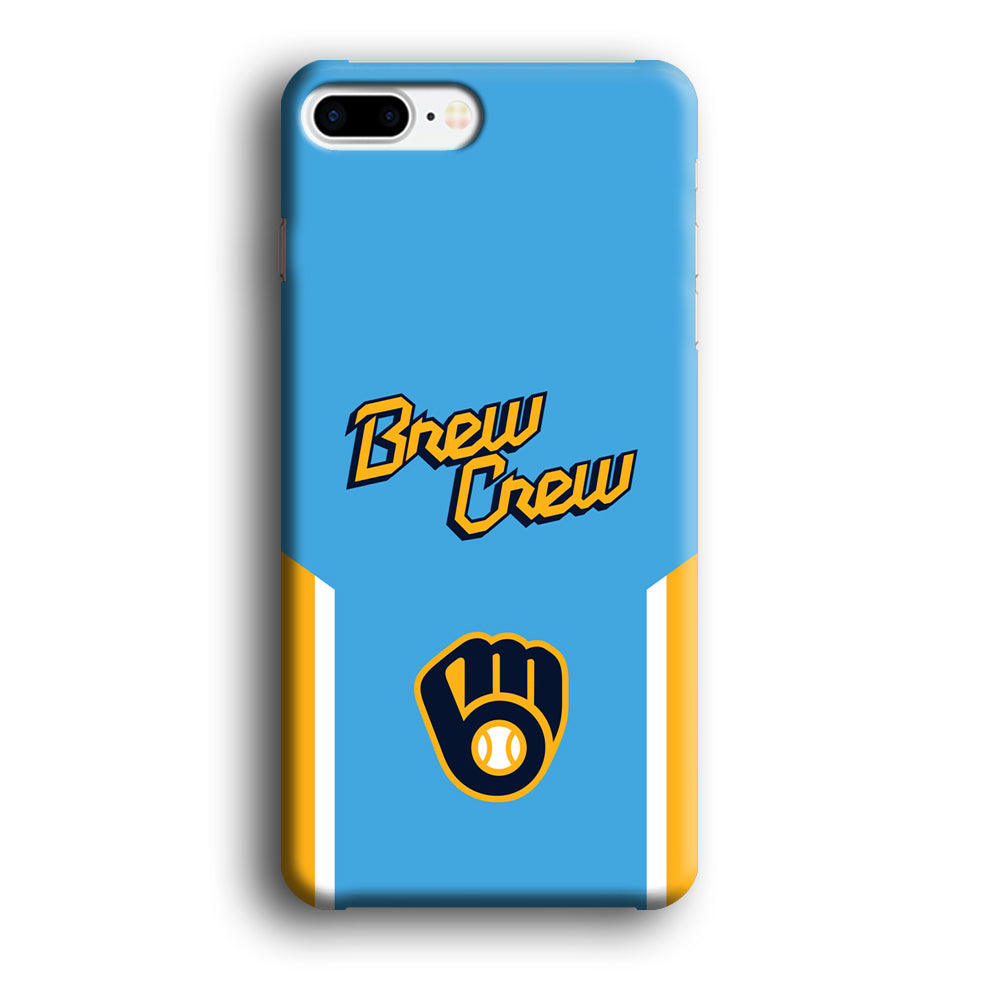 Milwaukee Brewers Brew Crew Jersey iPhone 8 Plus Case