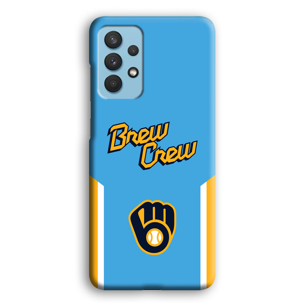 Milwaukee Brewers Brew Crew Jersey Samsung Galaxy A32 Case