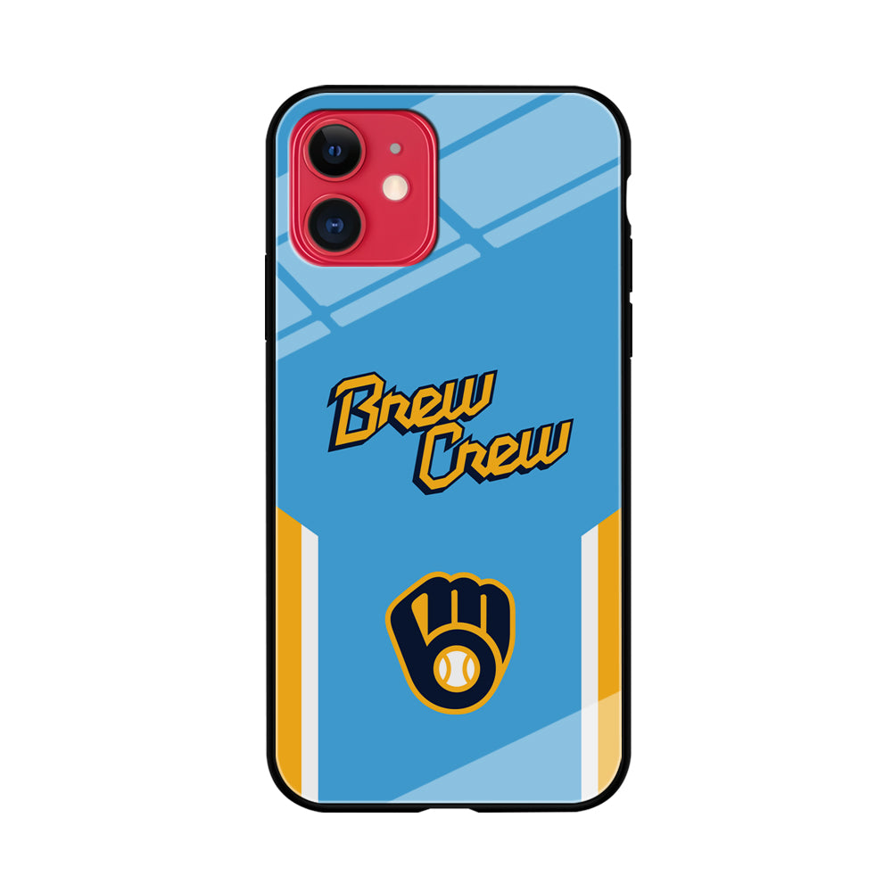 Milwaukee Brewers Brew Crew Jersey iPhone 11 Case