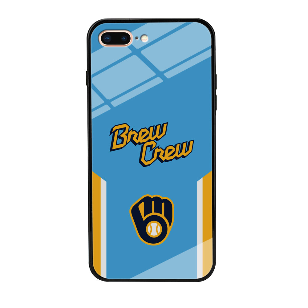 Milwaukee Brewers Brew Crew Jersey iPhone 8 Plus Case