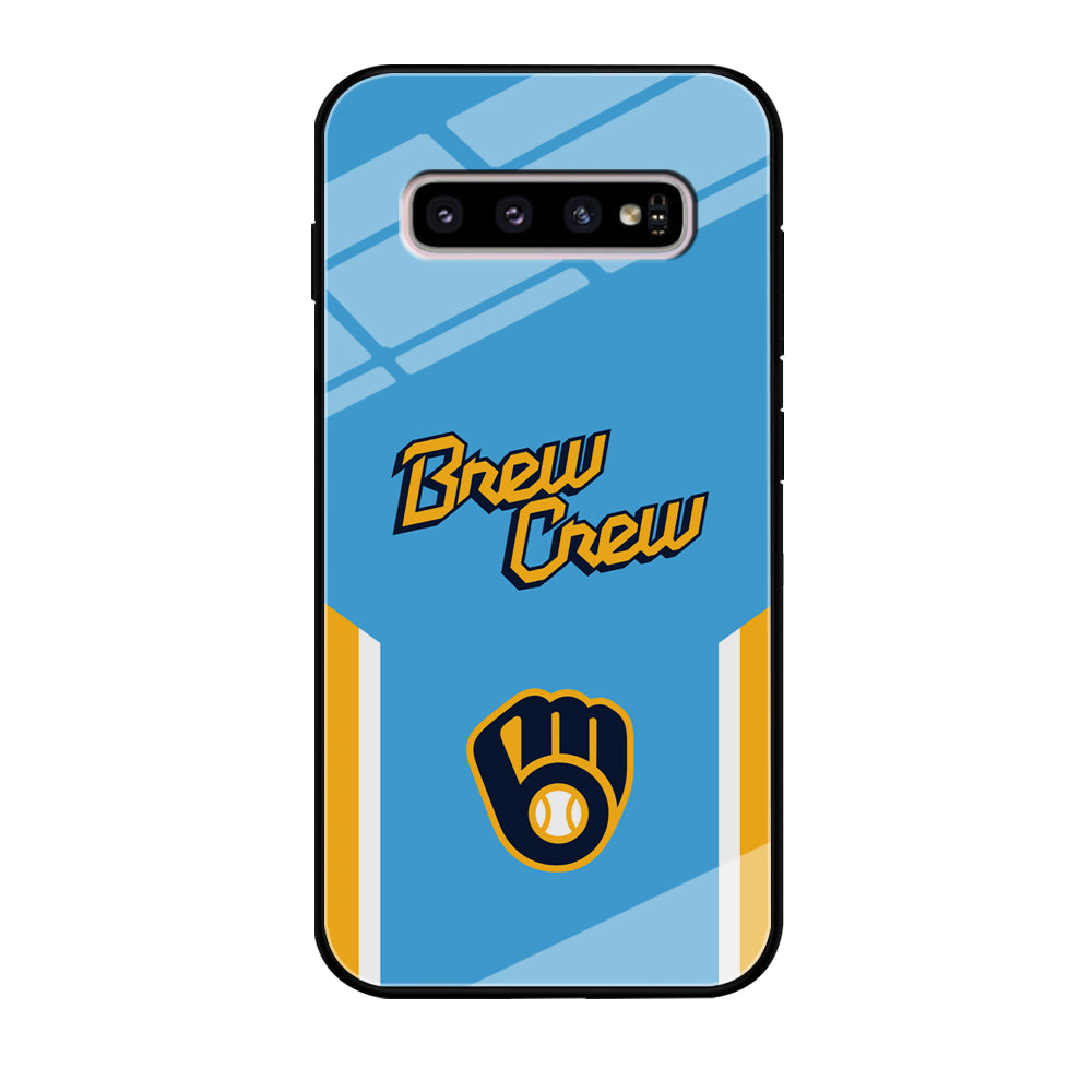 Milwaukee Brewers Brew Crew Jersey Samsung Galaxy S10 Case