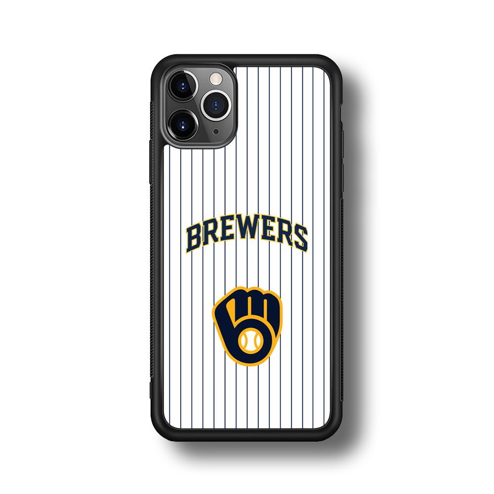 Milwaukee Brewers Shine of White iPhone 11 Pro Case