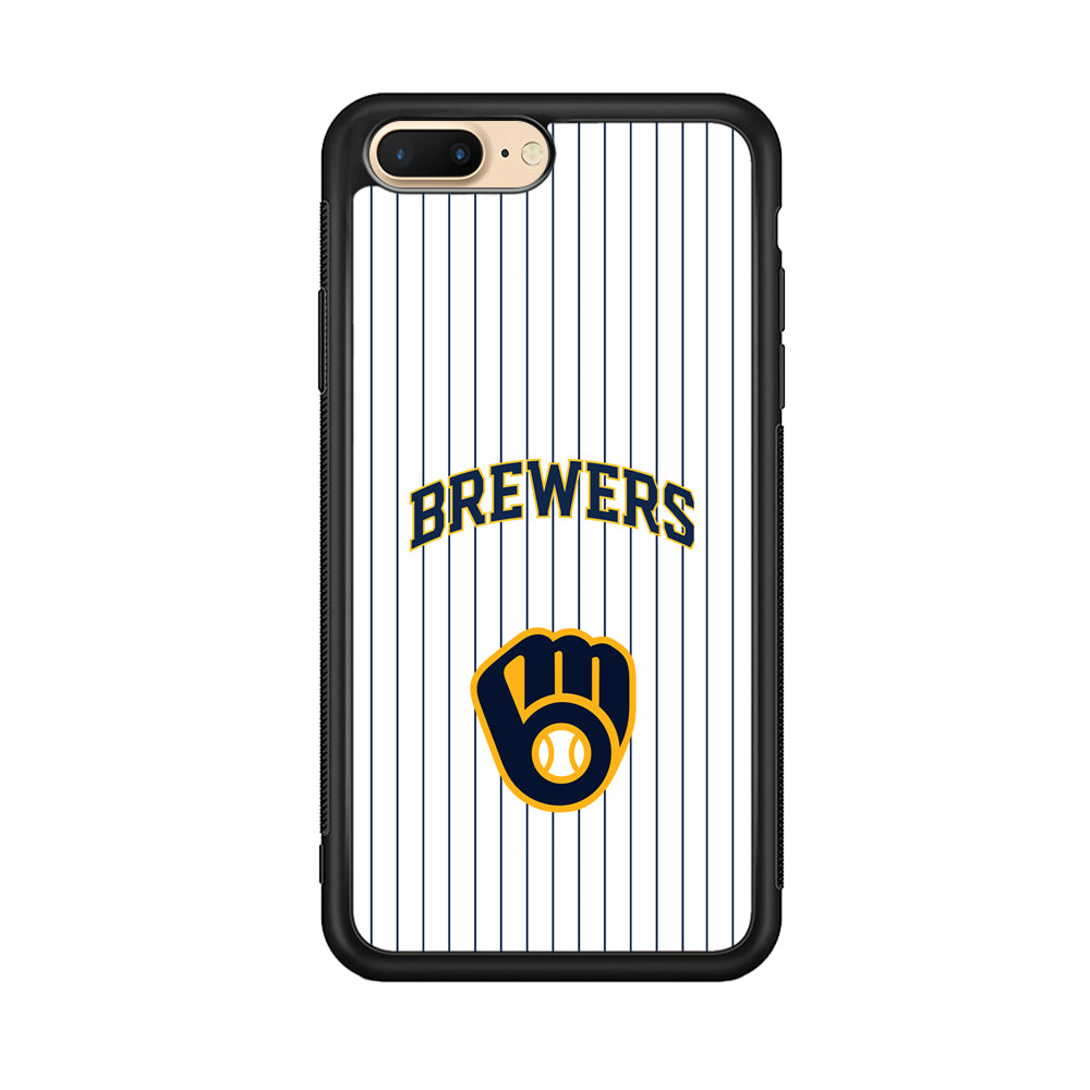 Milwaukee Brewers Shine of White iPhone 7 Plus Case