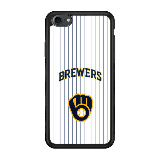 Milwaukee Brewers Shine of White iPhone 8 Case