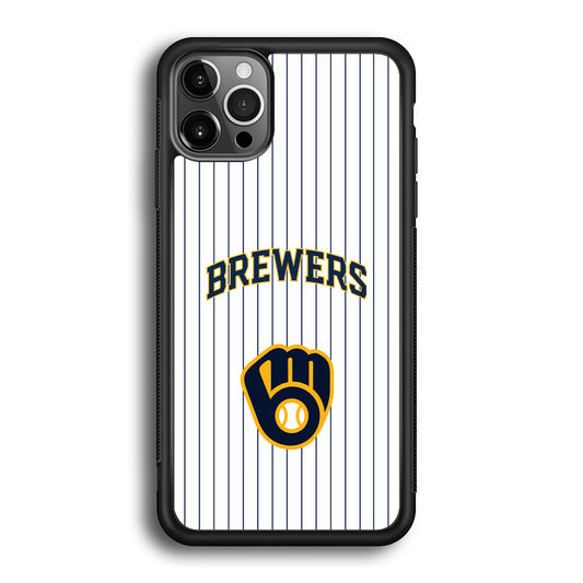 Milwaukee Brewers Shine of White iPhone 12 Pro Case