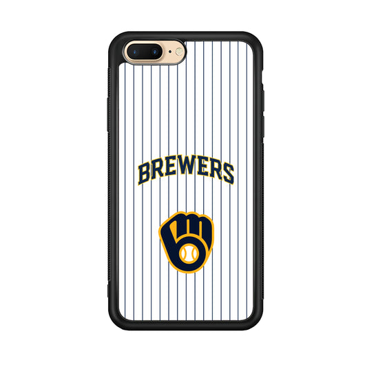 Milwaukee Brewers Shine of White iPhone 8 Plus Case