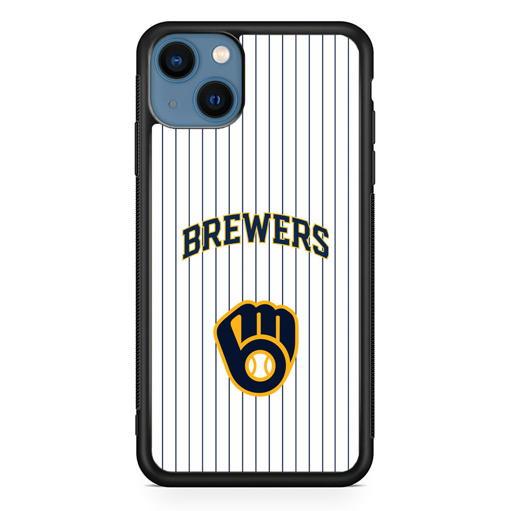 Milwaukee Brewers Shine of White iPhone 13 Case