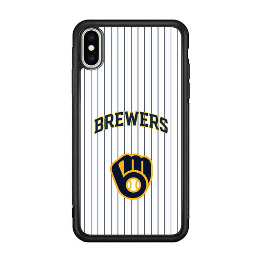 Milwaukee Brewers Shine of White iPhone X Case