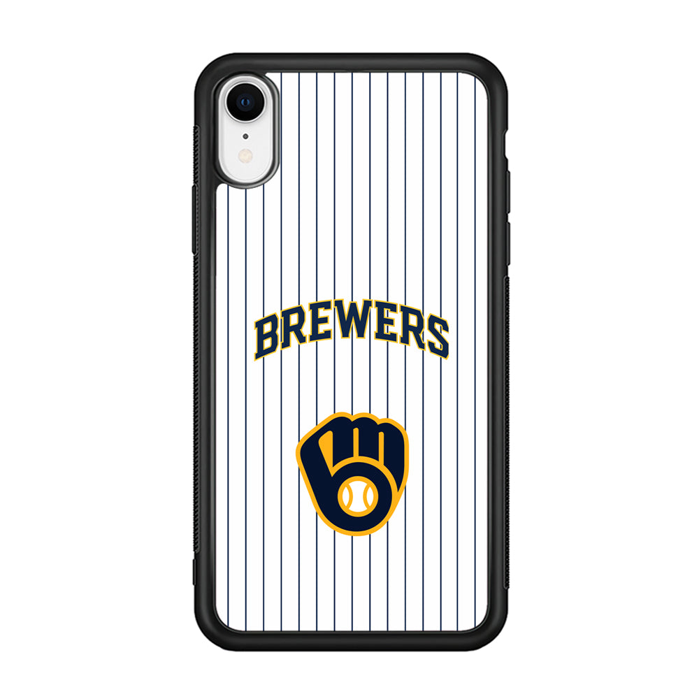 Milwaukee Brewers Shine of White iPhone XR Case
