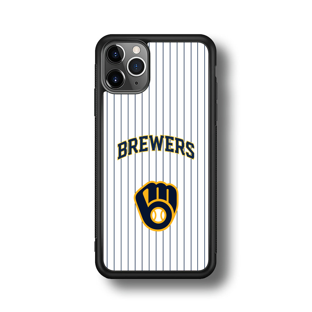 Milwaukee Brewers Shine of White iPhone 11 Pro Max Case