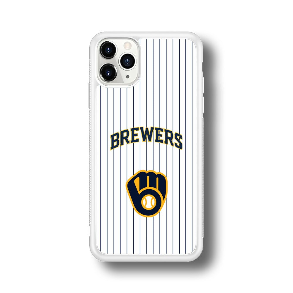 Milwaukee Brewers Shine of White iPhone 11 Pro Case