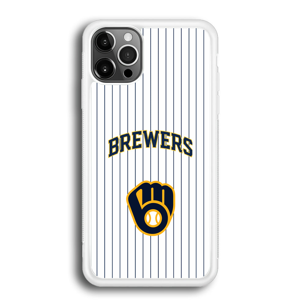 Milwaukee Brewers Shine of White iPhone 12 Pro Case