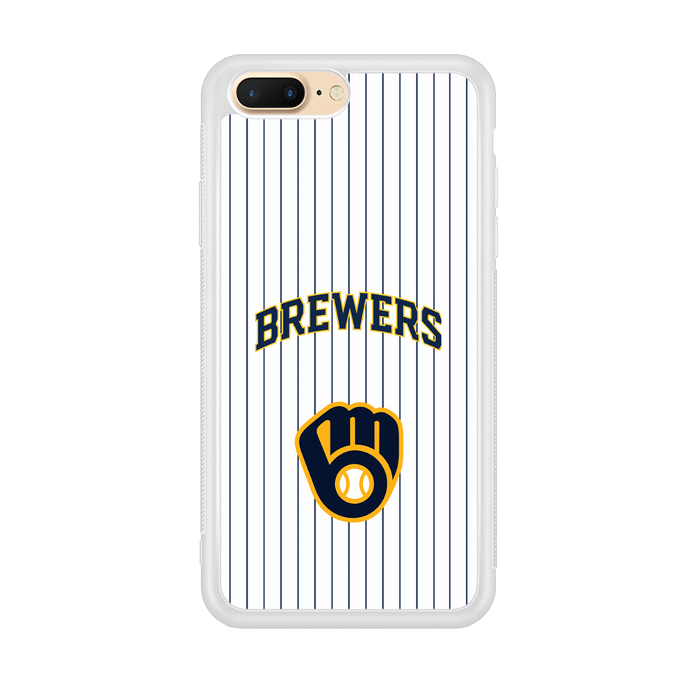 Milwaukee Brewers Shine of White iPhone 8 Plus Case