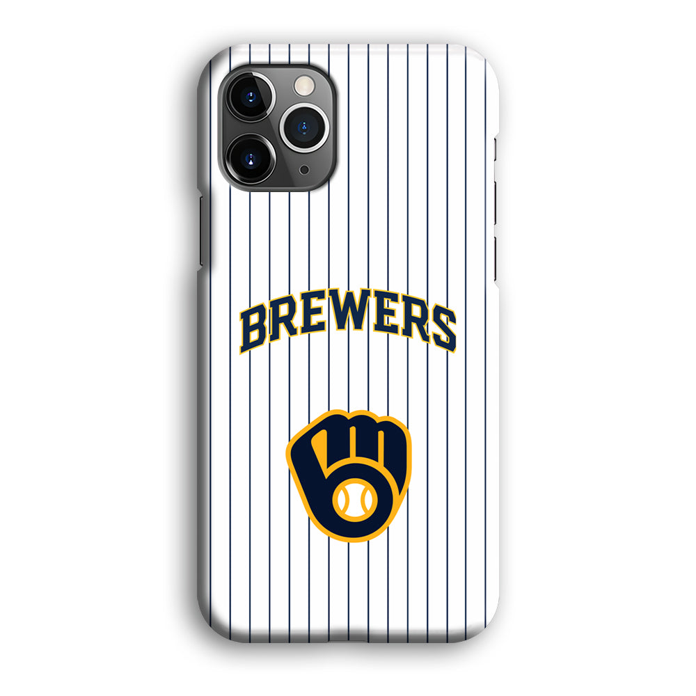 Milwaukee Brewers Shine of White iPhone 12 Pro Case