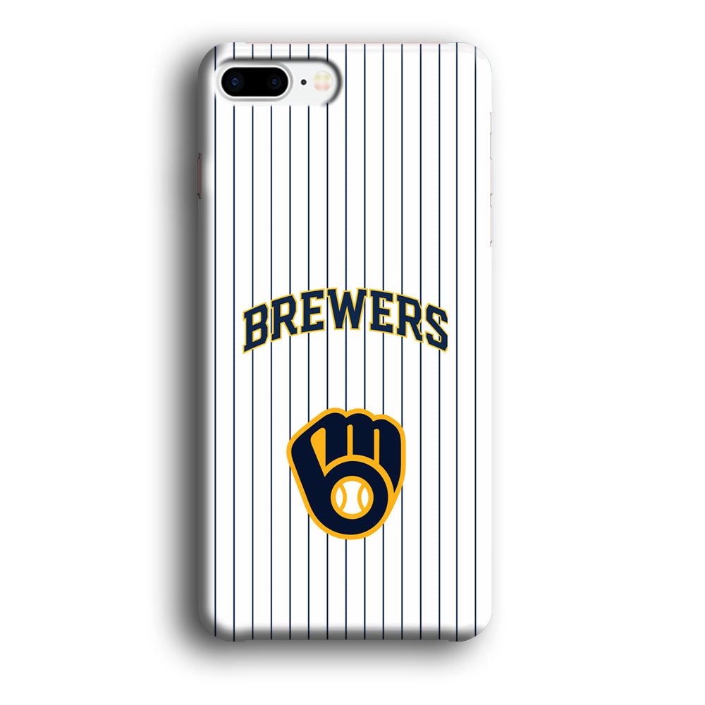 Milwaukee Brewers Shine of White iPhone 8 Plus Case