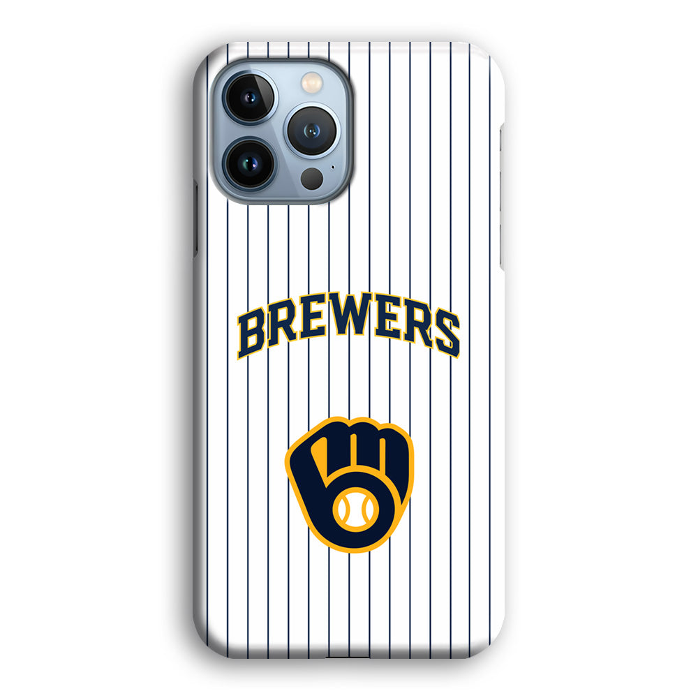 Milwaukee Brewers Shine of White iPhone 13 Pro Max Case