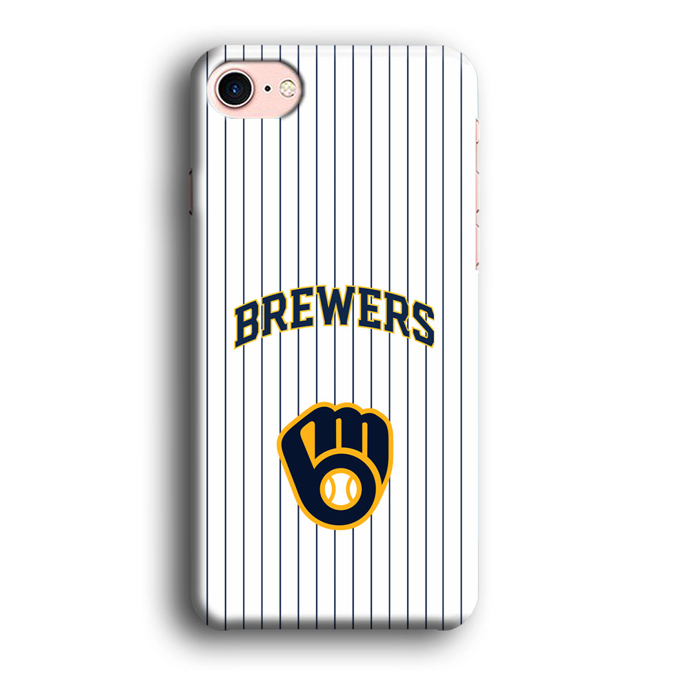 Milwaukee Brewers Shine of White iPhone 8 Case