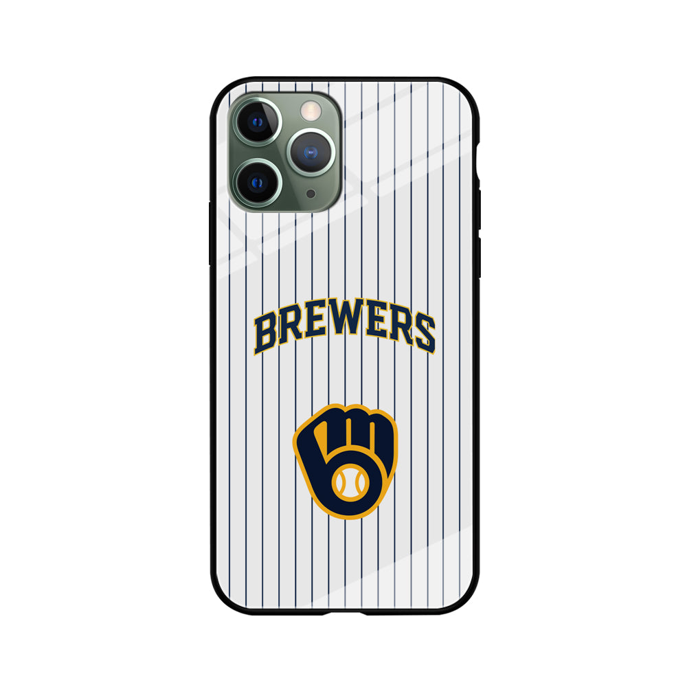 Milwaukee Brewers Shine of White iPhone 11 Pro Case