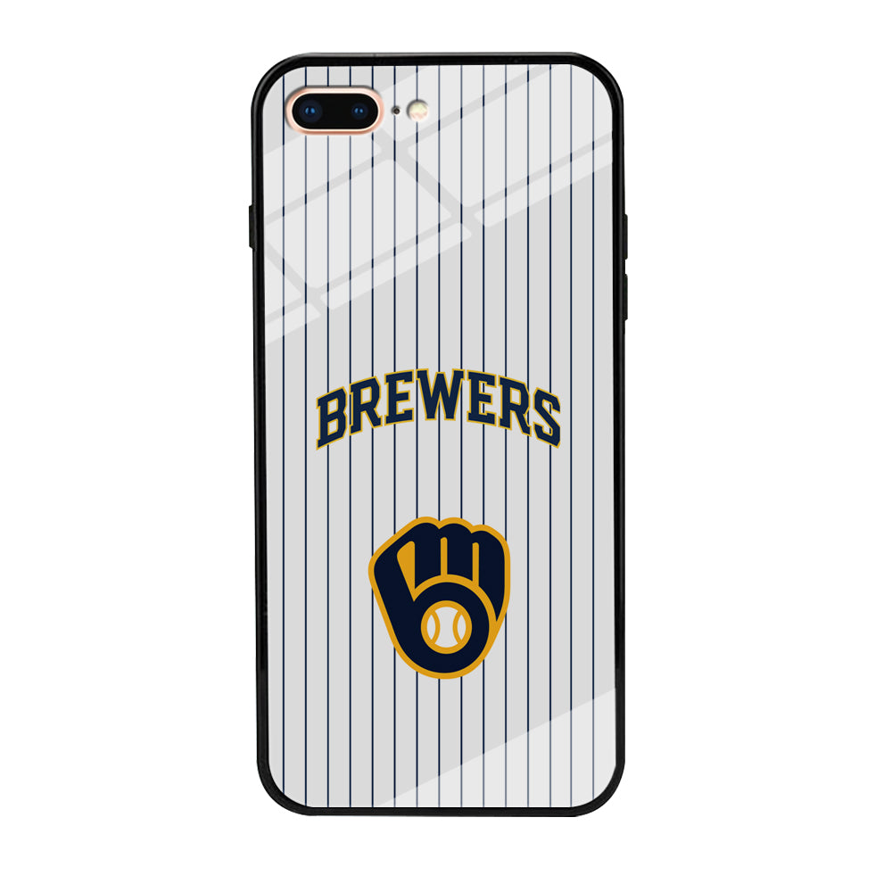 Milwaukee Brewers Shine of White iPhone 8 Plus Case