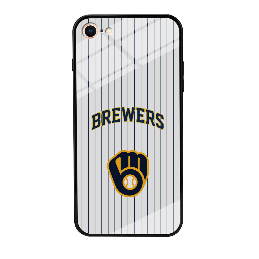 Milwaukee Brewers Shine of White iPhone 8 Case