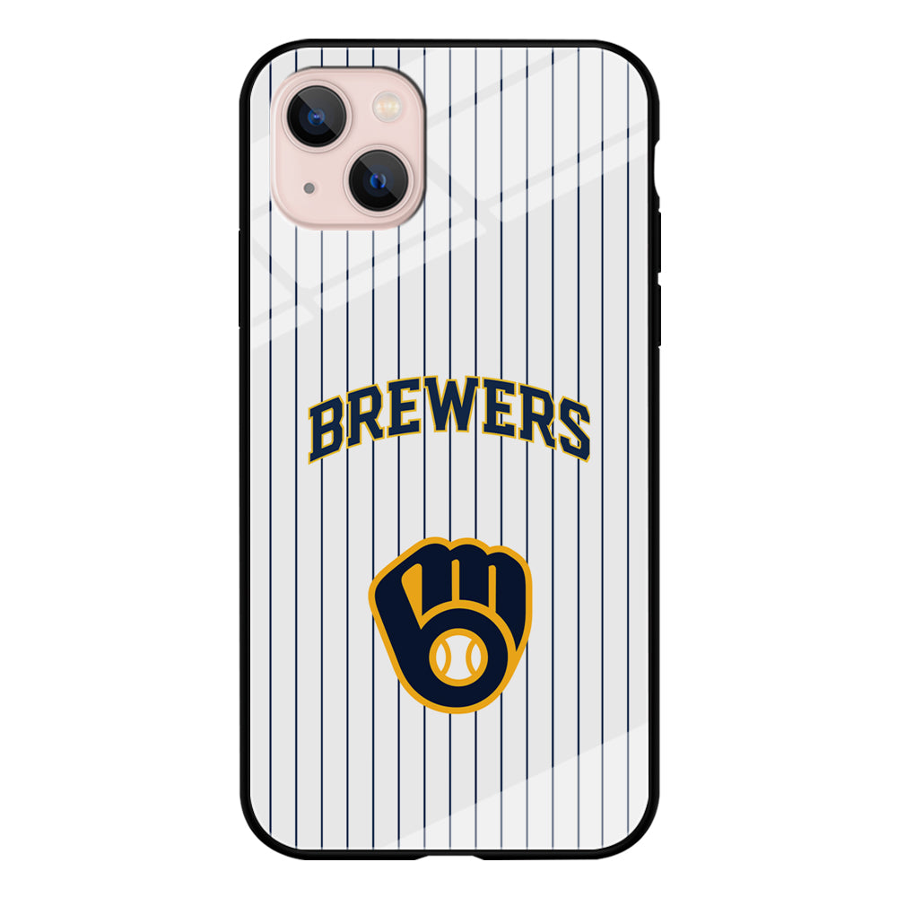 Milwaukee Brewers Shine of White iPhone 13 Case