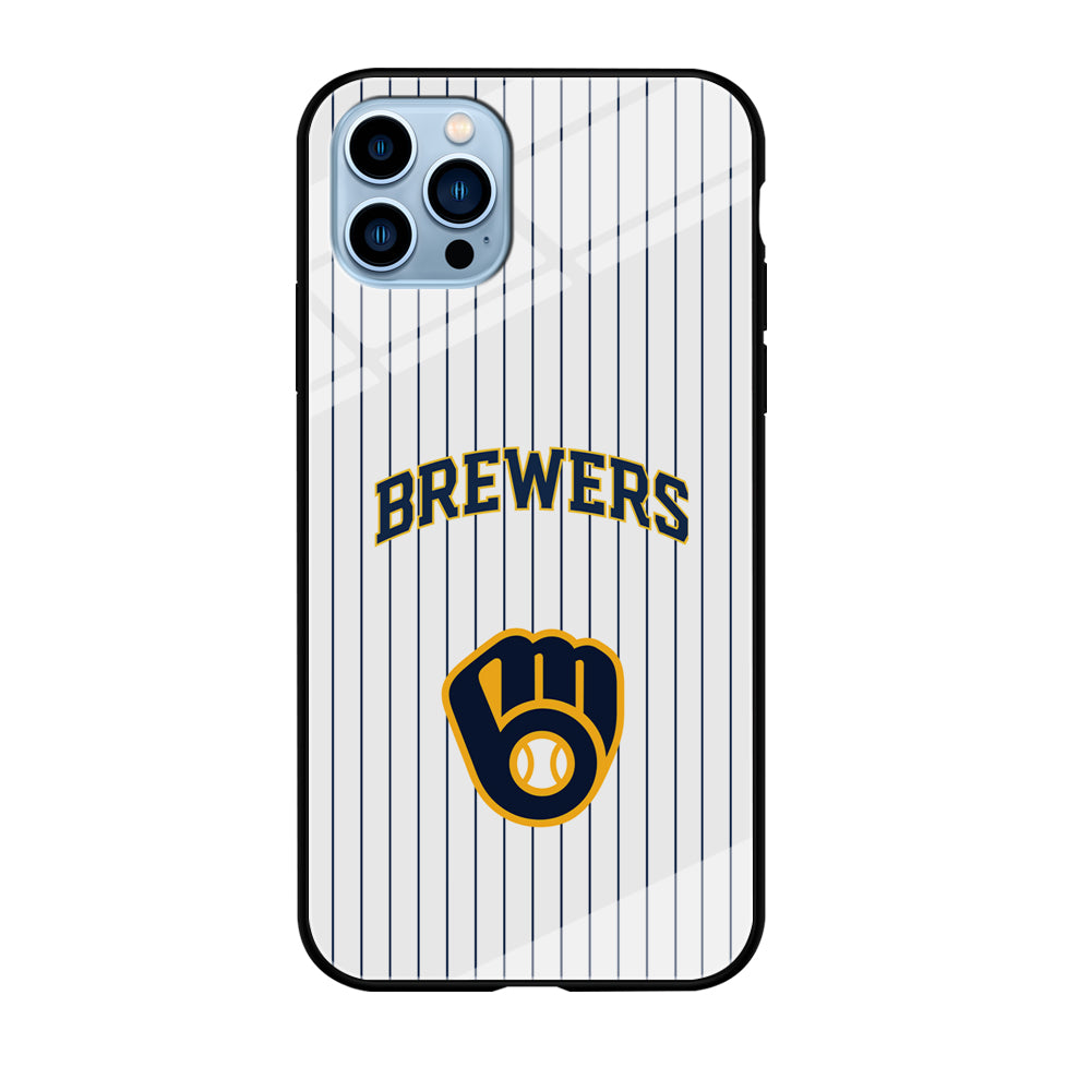 Milwaukee Brewers Shine of White iPhone 12 Pro Case