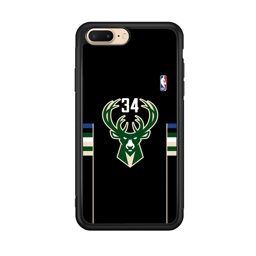 Milwaukee Bucks 34 Pride iPhone 7 Plus Case