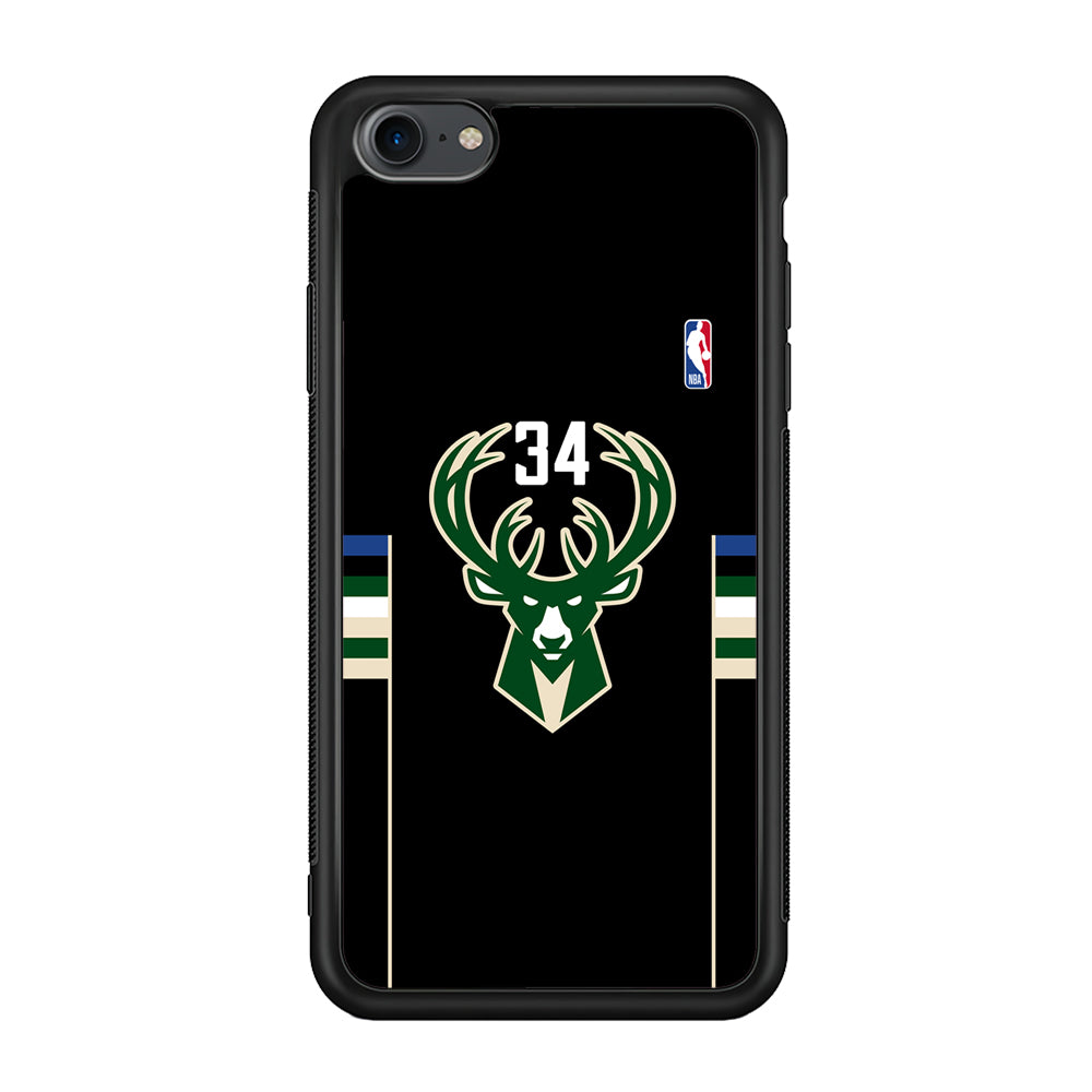 Milwaukee Bucks 34 Pride iPhone 7 Case