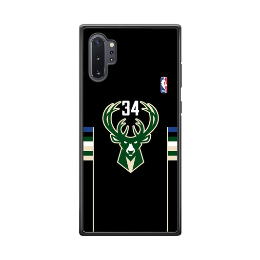 Milwaukee Bucks 34 Pride Samsung Galaxy Note 10 Plus Case