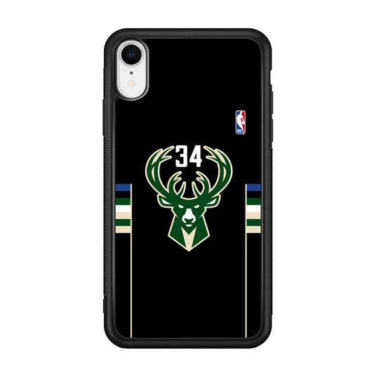 Milwaukee Bucks 34 Pride iPhone XR Case