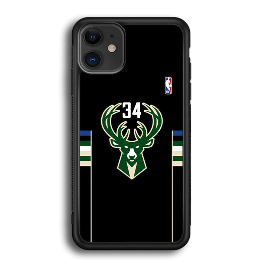 Milwaukee Bucks 34 Pride iPhone 12 Case